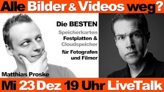 💣Alle Bilder amp Videos weg 🕱🕱 Die BESTEN 💽Speicherkarten🖥️HDDs☁️Cloudspeicher für Fotografen amp Filmer [upl. by Netfa]