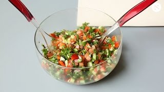 How to make Israeli salad [upl. by Aradnahc]