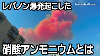 レバノン爆発起こした硝酸アンモニウムとは 過去にも数々の悲劇 [upl. by Attiuqaj54]