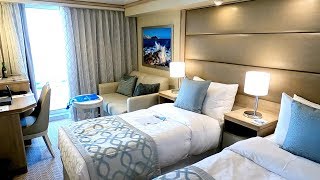 Sky Princess Aft Balcony Stateroom Tour M725 [upl. by Ailasor]