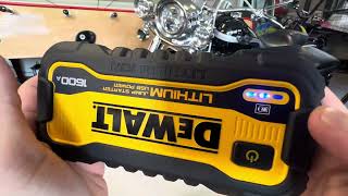 DeWalt DXAELJ16 1600 Peak Amp Jump Starter Battery Booster with USB Power Station Review [upl. by Luo271]