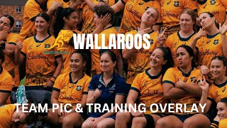 WALLAROOS Team pic amp training overlay ahead of Canada test [upl. by Eidderf]