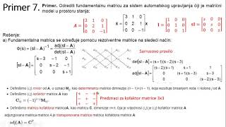 Fundamentalna matrica [upl. by Akinad]