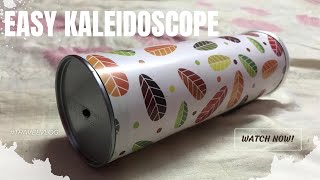 How to Make a Kaleidoscope with No Mirrors  Easy School Project [upl. by Etterraj]