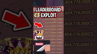 Crazy LEADERBOARD EXPLOIT in Roblox Fisch [upl. by Nhguaved394]