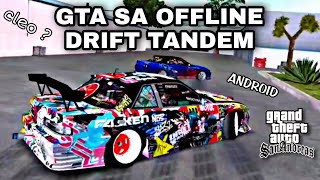 GTA SA MOD  CLEO VEHICLE RECORD DRIFT TANDEM OFFLINE [upl. by Devona]