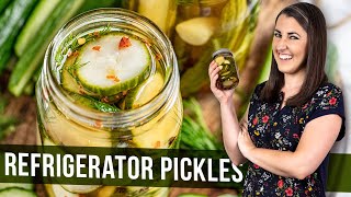 Easy Overnight Refrigerator Pickles [upl. by Dodge960]