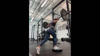 Barbell Deficit Reverse Lunge [upl. by Fesoj]