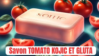 Savon Éclaircissant TOMATO KOJIC fait maison très facilement étape par étape [upl. by Pippas579]