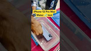 iPhone 13 Pro Max water 💦 test watertest iphone13promax viralvideo [upl. by Nirre]