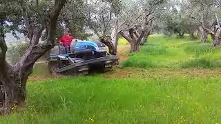 Landini trekker 105 cv e fresa celli 205 [upl. by Frazier205]