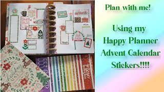 Plan With Me  Classic Vertical Happy Planner  December 915th [upl. by Rehpotisrhc834]