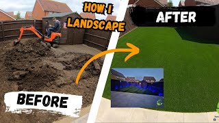 artificial grass installation how to lay artificial grass how i landscape [upl. by Adnilam]