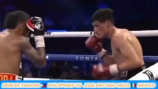 DEMLER ZAMORA 🇵🇭 PHILIPPINES VS JOSE ANTONIO MEZA 🇲🇽 MEXICO [upl. by Ecadnak22]