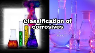 Classification of corrosives  Special Toxicology Part 1 [upl. by Nnylecoj532]