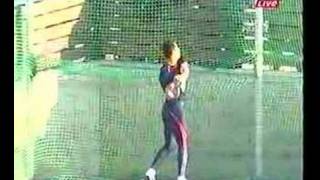 koji murofushi 8192m Prague GP 2004 hammer throw [upl. by Airyt552]