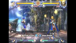 BlazBlue Calamity Trigger  System  Tutorial Fighting Guide [upl. by Cassady]