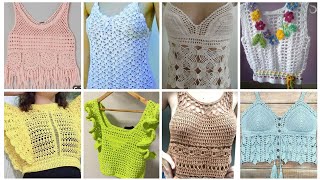 Most Beautiful amp Stylish Crochet Tunic TopBlouses Designs Ideas 2024 [upl. by Chery]