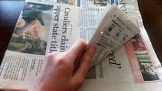 ASMRRequested Newspaper Page Flipping amp Cutting Sounds Video NO TALKING [upl. by Zechariah]