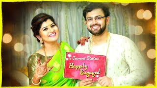 Savaniee Ravindra Got Engaged  Marathi Singer  quotTu Mala Mi Tulaquot Song [upl. by Ellehctim]