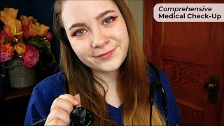 Comprehensive Annual Wellness Exam Otoscope Percussion Stethoscope 🩺 ASMR Soft Spoken Medical RP [upl. by Yahsed977]