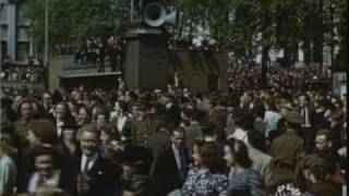 VE and VJ Day Celebrations in London 1945 [upl. by Eiramyllek413]