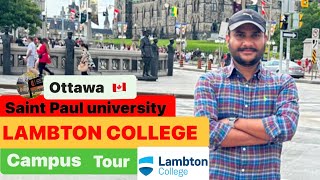 LAMBTON COLLEGE IN OTTAWA  SAINT PAUL UNIVERSITY  CAMPUS TOUR Princeyadavca [upl. by Dena658]