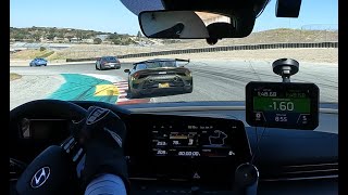 Hyundai Elantra N 아반떼N Track Day at Weathertech Raceway Laguna Seca 61922 [upl. by Arze]