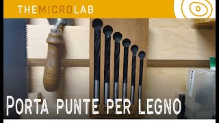 Porta punte per legno faidate  Tutorial completo [upl. by Inalaehak351]