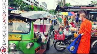 Amazing BANGKOK Morning Market at 8 AM  Best THAI FOOD [upl. by Rodgiva388]