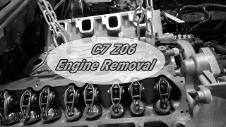 C7 Z06 Comprehensive Engine Removal with Shortcuts [upl. by Euridice]