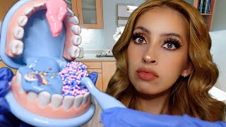 ASMR en español  👩🏼‍⚕️LIMPIEZA DENTAL 🦷 ASMR Dentista 🪥😬Melissa amp Doug DENTIST Kit [upl. by Sifan]