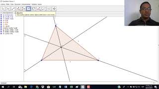 Bisectriz e incentro en Geogebra Profe Alith [upl. by Massab]