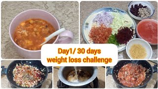 minestrone soup 🍲 day 130 days weight loss challenge [upl. by Toney583]