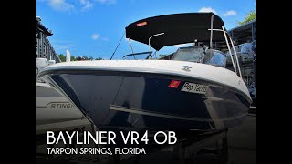 SOLD Used 2019 Bayliner VR4 OB in Tarpon Springs Florida [upl. by Wilmott]