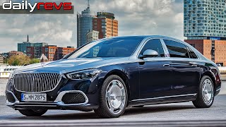 2021 Mercedes Maybach S 580  Nautical Blue  Driving Design [upl. by Absa]