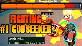 Fighting the ULTIMATE 1 Bomb Godseeker  Deepwoken [upl. by Nnylarej]