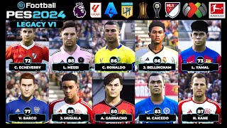 PES 2024 LEGACY V1  Option File PES 2021 actualizado al 20232024  Tutorial PS4  PS5  PC [upl. by Iasi]