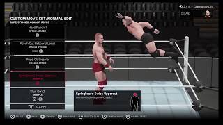 Cesaro Updated Move Set  WWE 2K19 [upl. by Ardnahs646]