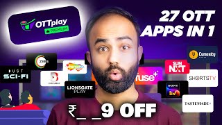 OTTplay App All OTT In One SubscriptionNew Apps Added Hindi [upl. by Brigg]