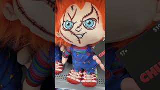 CHUCKY CREEPY HALLOWEEN GREETER  SCARE AWAY THE TRICK OR TREATERS  SHOPPING AT WALMART [upl. by Shu]