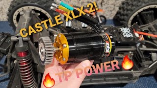 Castle xlx2 powered xmaxx and Dbxle20 plus TP 5860 sensored rocket [upl. by Rellim211]