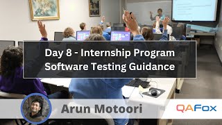 Day 8  Internship Program Software Testing Guidance [upl. by Waldner]