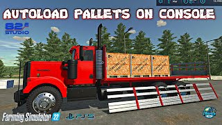 FS22  AUTOLOAD PALLETS ON CONSOLE   TLX Phoenix Series  Farming Simulator 22  PS5 [upl. by Ennoval399]