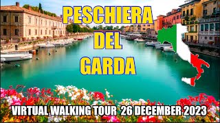 ITALY  PESCHIERA DEL GARDA EVENING WALKING TOUR 4K 60FPS 26122023 [upl. by Siana]