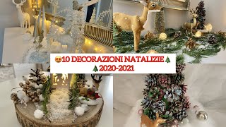 🎅🏻 10 Christmas decorazioni  idee  fai da te 20212022 🎄  NATALE I ❄️ [upl. by Anthea]