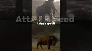 Palaeoloxodon VS Bison Latifrons edit battle animals vs elephant bison cenozoic phonk [upl. by Bibby]