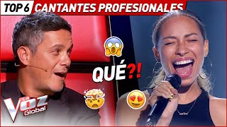 ¿RECONOCERÁN a estos CANTANTES PROFESIONALES en La Voz [upl. by Marlene]