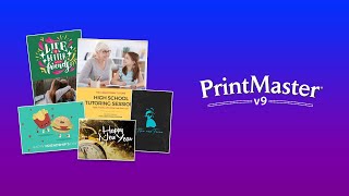 PrintMaster v9  Saving Projects [upl. by Dennison]