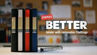 Stay Organized With Staples BETTER Binders [upl. by Penn100]